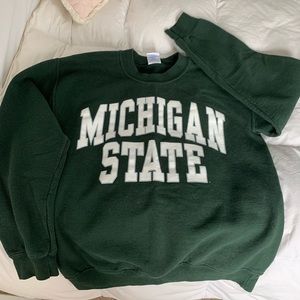 Crew neck Michigan state hoodie